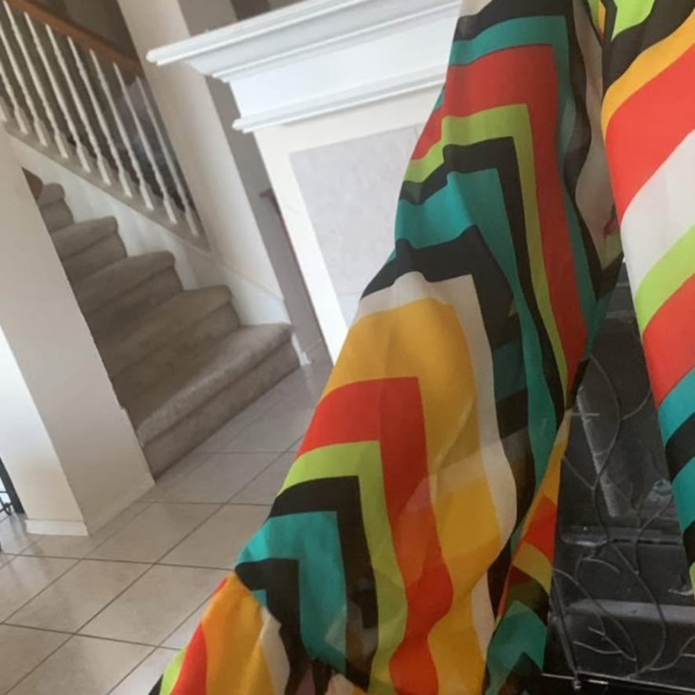 2tee Couture Multicolor Chevron Top - Picture 6 of 8